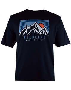 Espionage Wildlife Print T-Shirt Navy